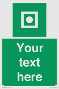 Custom sign safe condition Shipboard general alarm